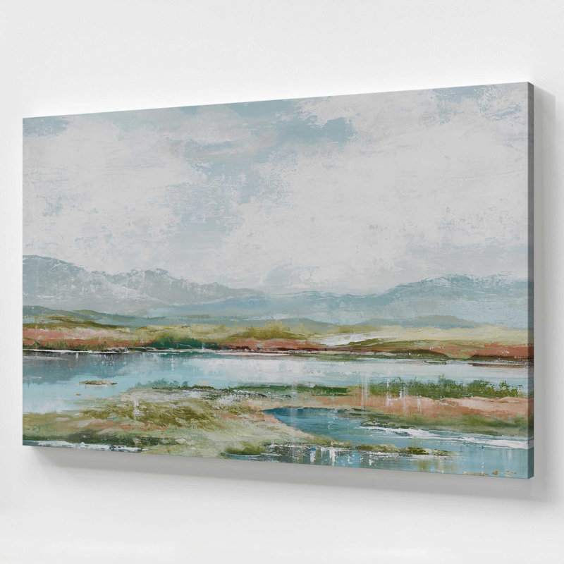 Lakeside Afternoon Delight, Large Canvas Print, 36" H x 54" W