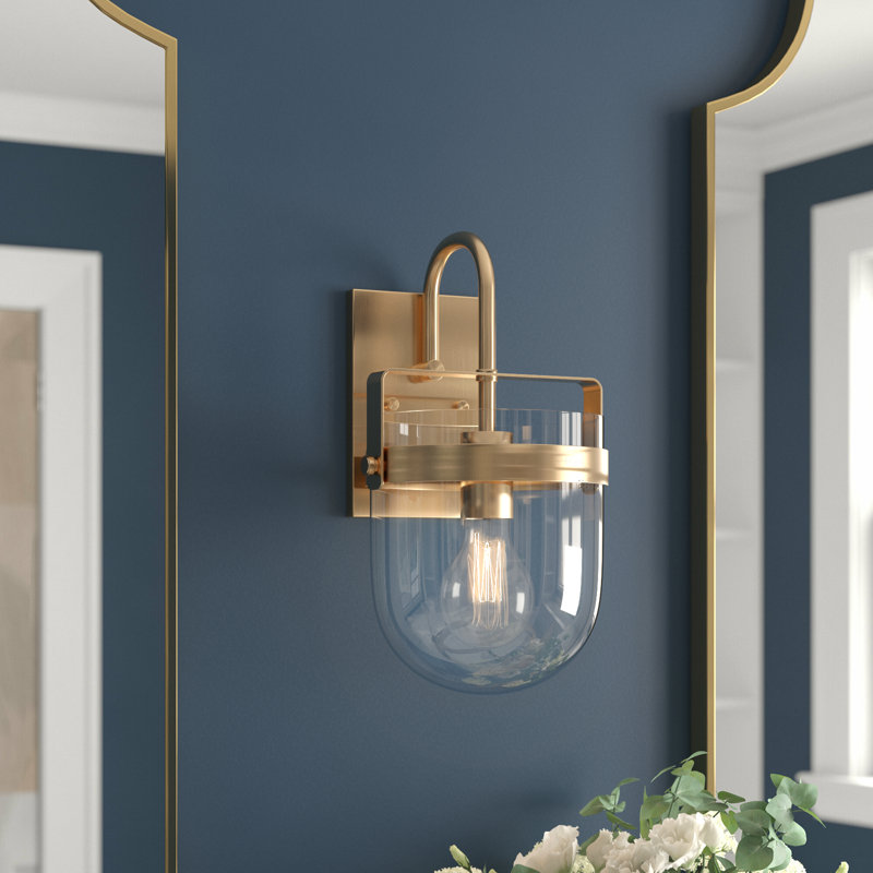  Aluminum Armed Sconce, Alturas Gold