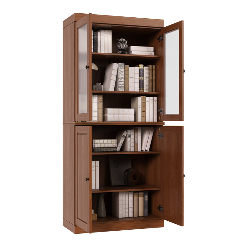 Bibliothèque à 6 tablettes Vananh, Moka