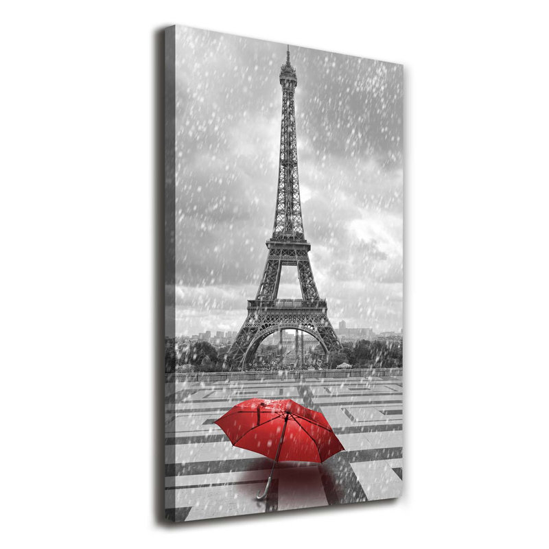 Eiffel Tower Paris - Wrapped Canvas Print