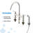 Parma 2-Handle Bridge Kitchen Faucet with Side Spray-132073341