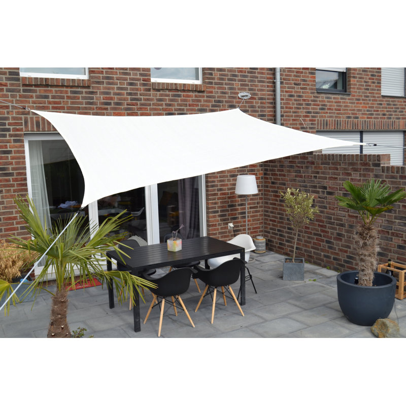 Mount Desert 3.6m x 3.6m Rectangular Shade Sail, Cream