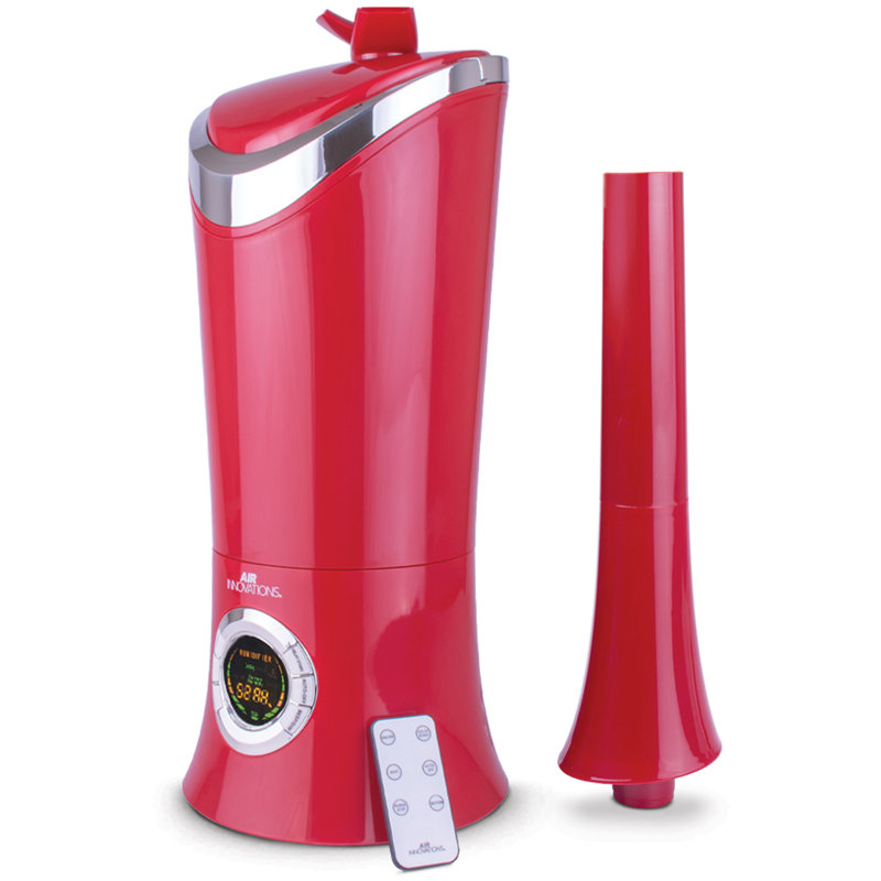 1,7 gallon Humidificateur tour à vapeur Cool Mist Pi., Rouge