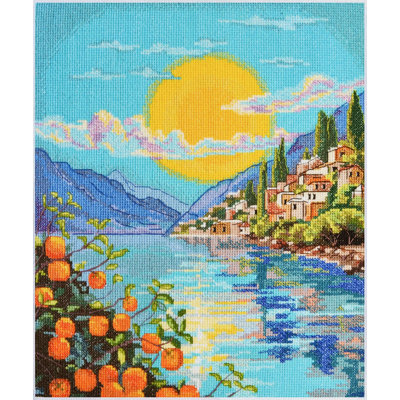  Ensembles de point de croix - Le soleil de la Sicile