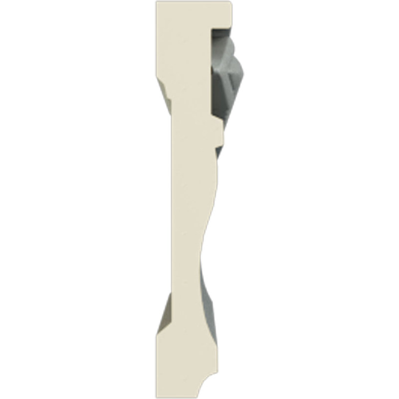 Federal White Polyurethane Crown Chair Rail Moulding Set