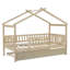Lit en bois avec lit gigogne simple-171366147-171366145