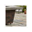 42 Inch Gas Fire Pit Table, Rectangle Fire Pit Table with Cement-Imitating Texture Effect Design, 50000BTU Outdoor Firepit Table for Patio, Backyard, Garden Heating
