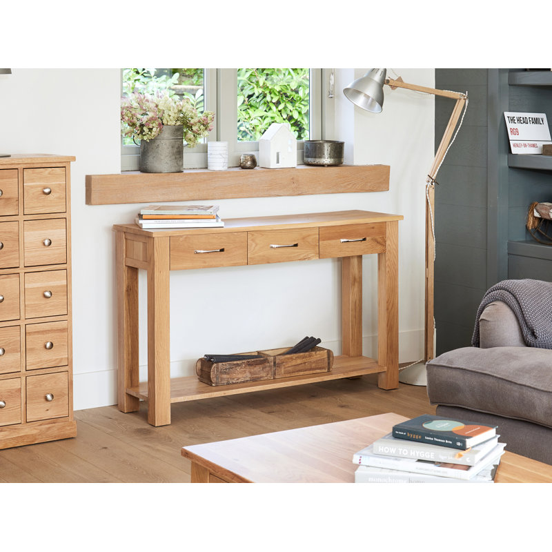 Oscar 120cm Solid Wood Console Table
