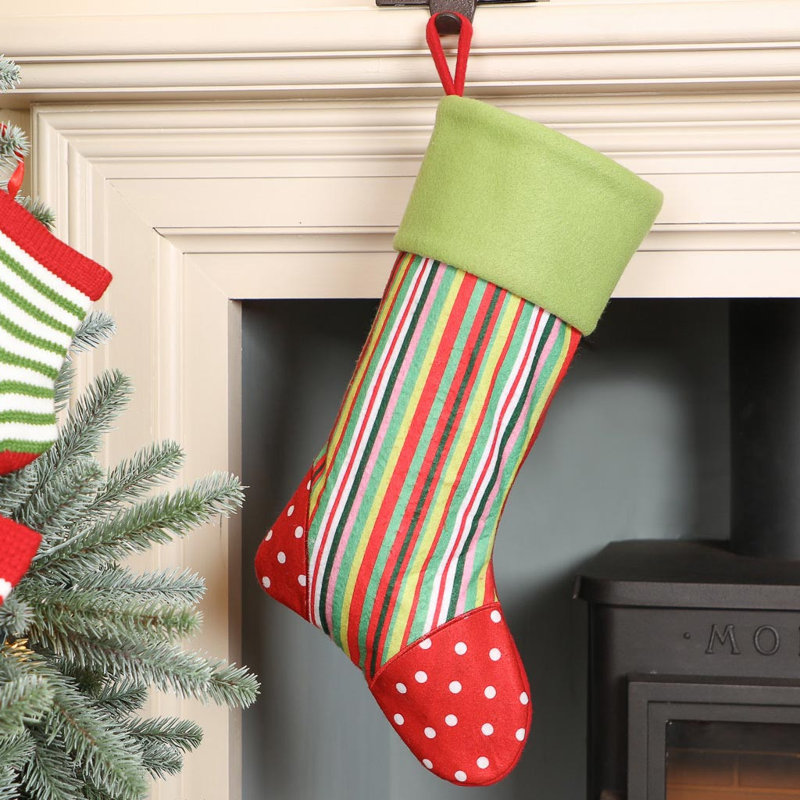 Rainbow Stripe Stocking