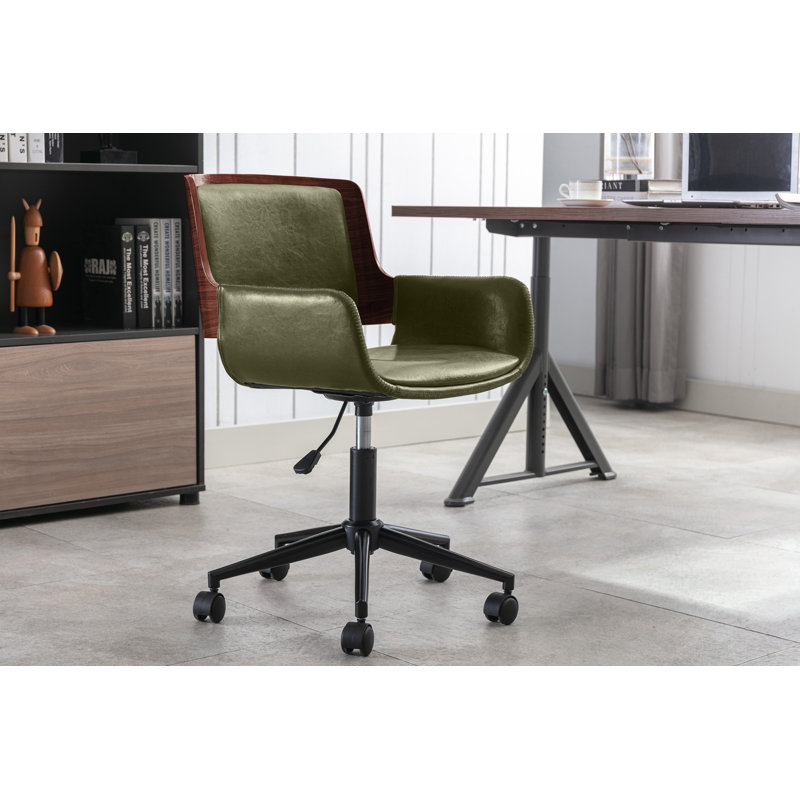 Chaise de bureau Wallach, Vert