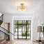 Plafonnier semi-encastré 3 lumières Crystal-2044735980