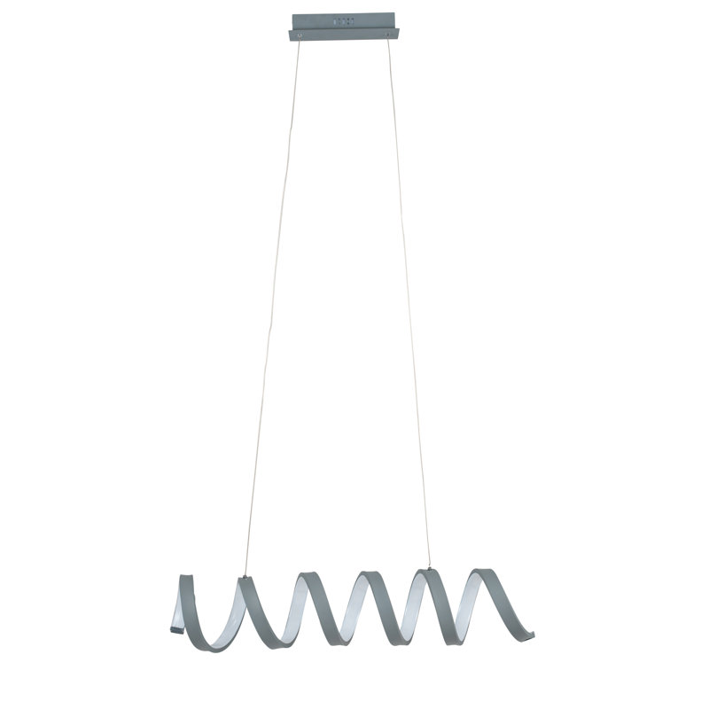Vining 1 - Light LED Geometric Pendant, Grey