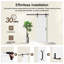 Porte de grange coulissante en bois massif 5-Lite avec quincaillerie d'installation (aucun assemblage requis)-118589964-120331278