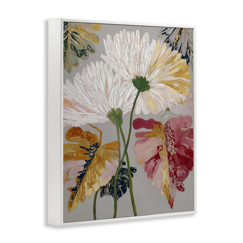 Giclée encadrée «Playful Assumption Flowers», conception par Annabelle Hall, H 20 po x l 16 po