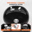 23.6 " L x 44.5 " W Matte Black Freestanding Shampoo Sinks