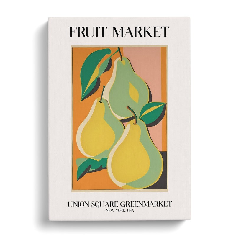 Union Square Fruit Market Exhibition 4 - Wrapped Canvas, 50cm H x 35cm W x 3cm D
