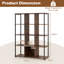 144 cm H x 107 cm W Cube Bookcase