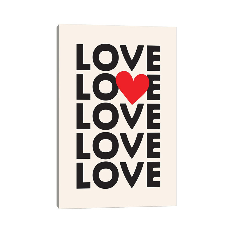 Love Thenativestate by Frankie Kerr-Dineen - Gallery-Wrapped Canvas Giclée on Canvas, 30.48 cm H x  20.32 cm W  x  1.905 cm D