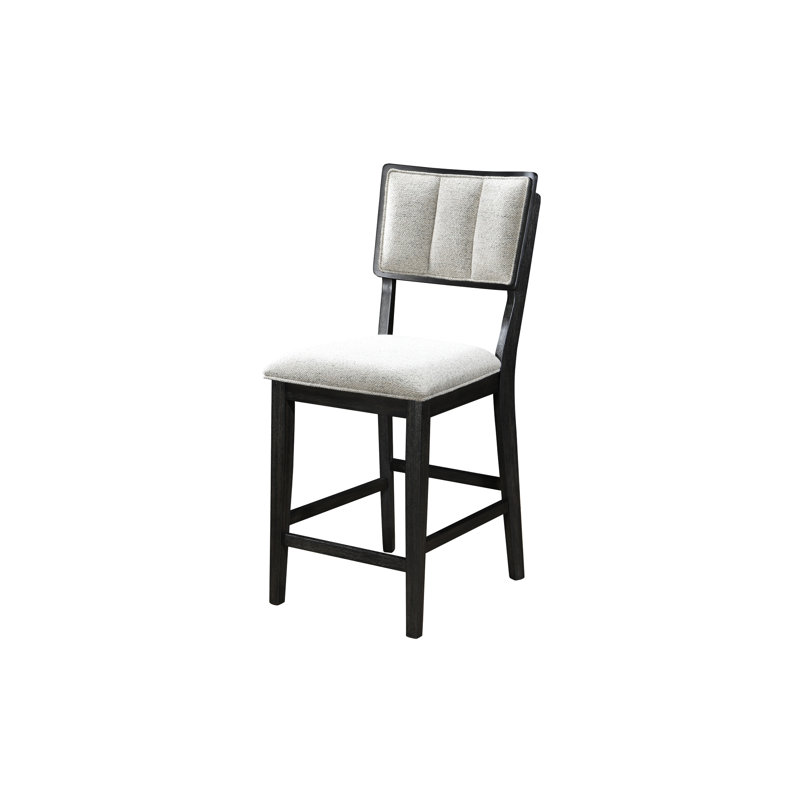 Tabouret à hauteur de comptoir 2 pièces - Noir / gris