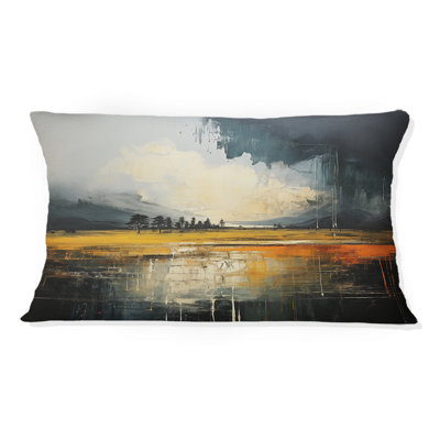 Coussin décoratif Dark Drama Bold Storm I - Storms