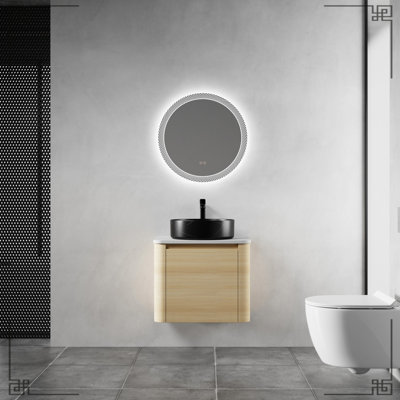Wall Mounted With Stone Top