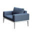 Chaise de patio avec coussins