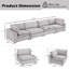 Canapé modulaire 154,4 po à 4 coussins-562346937