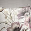Édredon très grand - rosé - 8 pièces en coton avec motif floral et coussins décoratifs romantiques