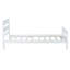 Lit plateforme simple en bois massif avec tête et pied de lit, lit pour enfant-1704669105