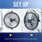 Tornado 18 Inch High Velocity Industrial Wall Mount Fan Commercial, Industrial 3 Speed
