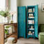 Armoire de rangement 67 po à porte de grange verticale avec tablettes réglables-77409687
