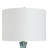 Ceramic Table Lamp - Ceramic Wave - White Shade