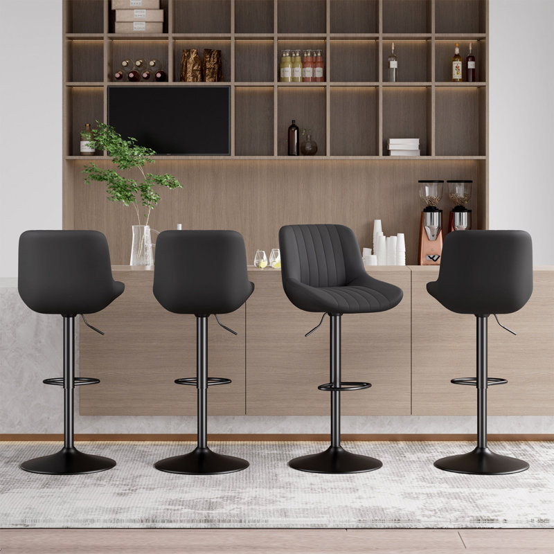 Renton Counter Stool, Black