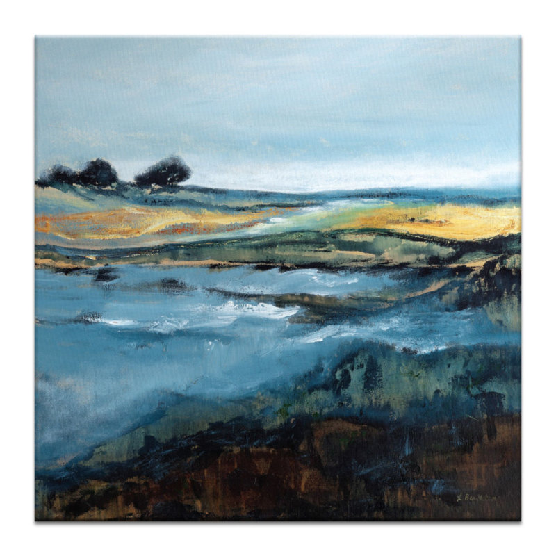 Break Waters by Lydia Ben-Natan - Wrapped Canvas Print, 41cm H x 41cm W x 3.8cm D