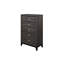 Ensemble de chambre à coucher avec lit plateforme en bois nickel nickelé 4 et 2 Rodelfo-767999446