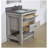 Zakrzewski 31'' Single Bathroom Vanity with Stone Top-27806592