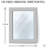 Cima Manufactured Wood, Glass Wall Mirror-1401620735