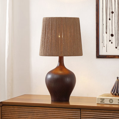 Lampe de table rustique à DEL 23 po Eben