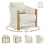 Ensemble de conversation pivotant pour 2 personnes avec coussins-751102594