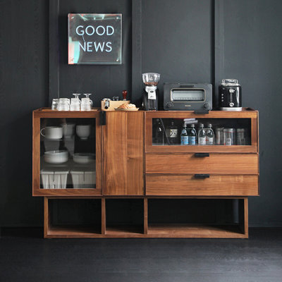 European-style retro minimalist sideboard