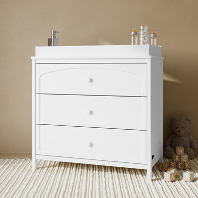 Olivia 3 Drawer Chest With Changing Topper