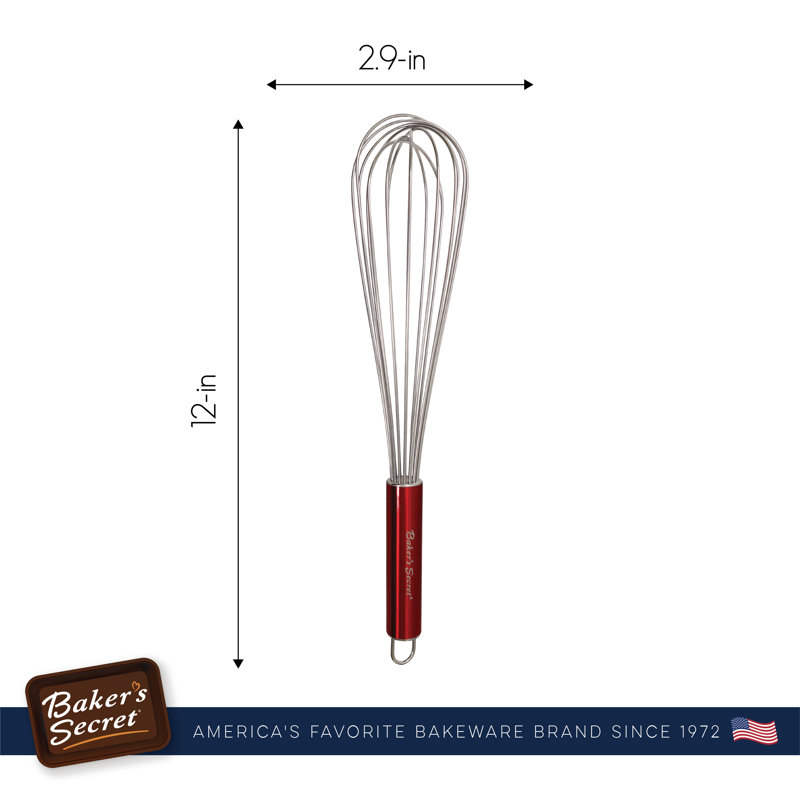 Baker's Secret Whisk, Red