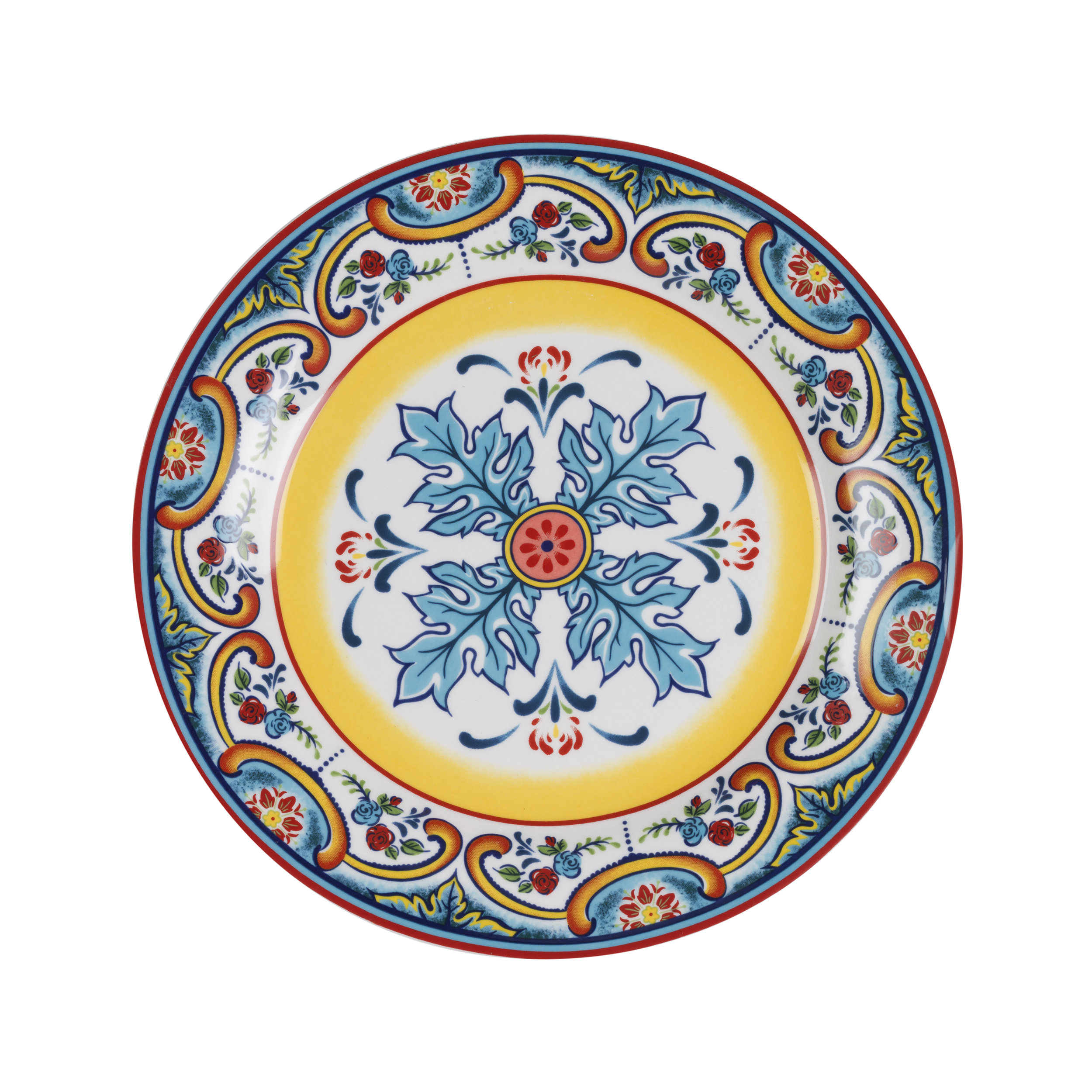 Euro Ceramica Zanzibar – Set Stoviglie 16 Pezzi Per 4 Persone – Gres Colorato A Mano