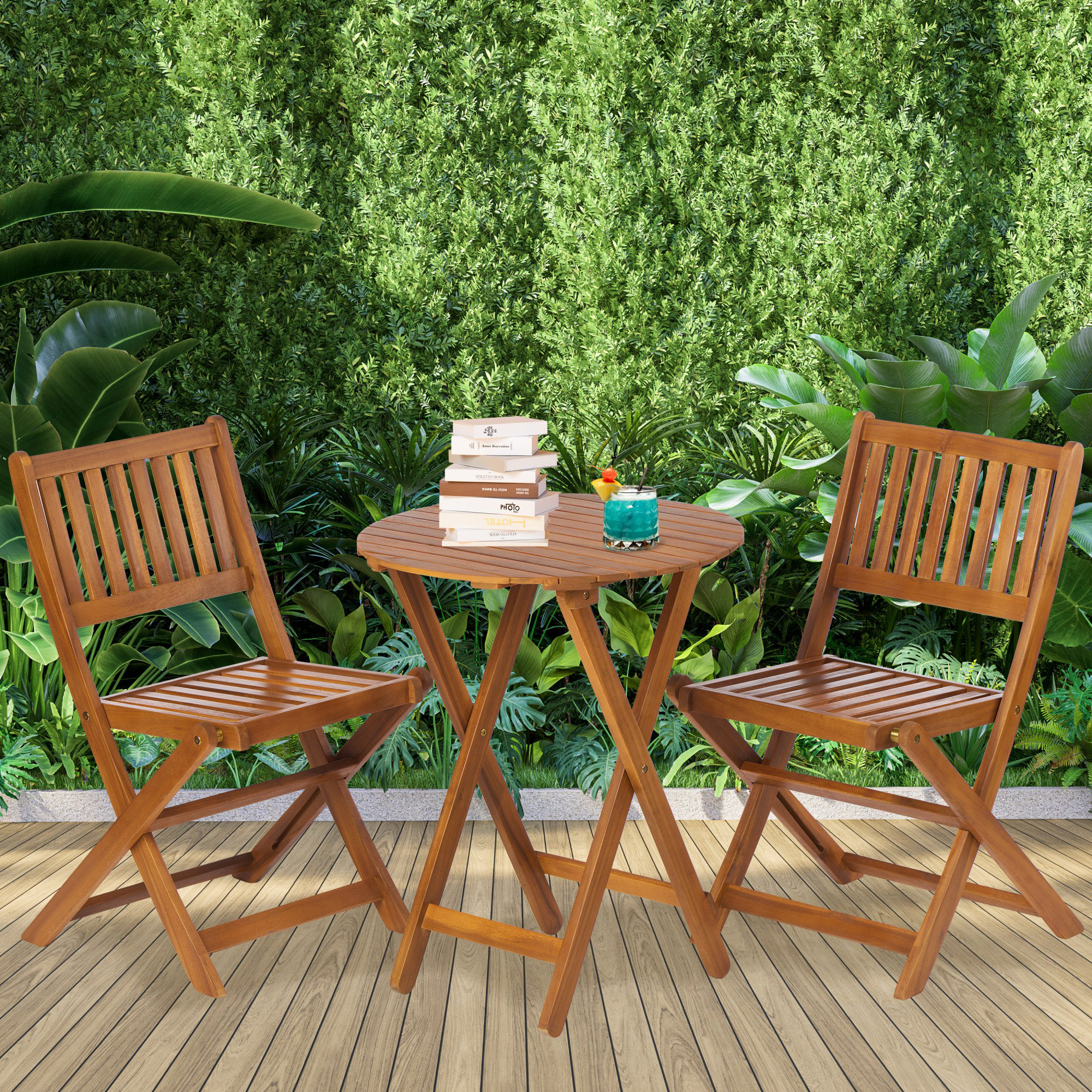 Patio Furniture Folding Patio Accent Table Best Choice Products