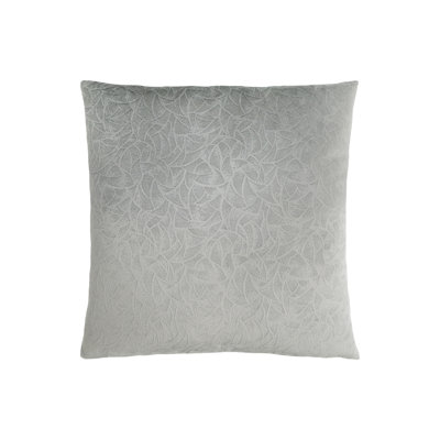 Coussins, carré 18 X 18, insert inclus, jet décoratif, accent, canapé, canapé, chambre à coucher, polyester gris hypoallergénique, moderne