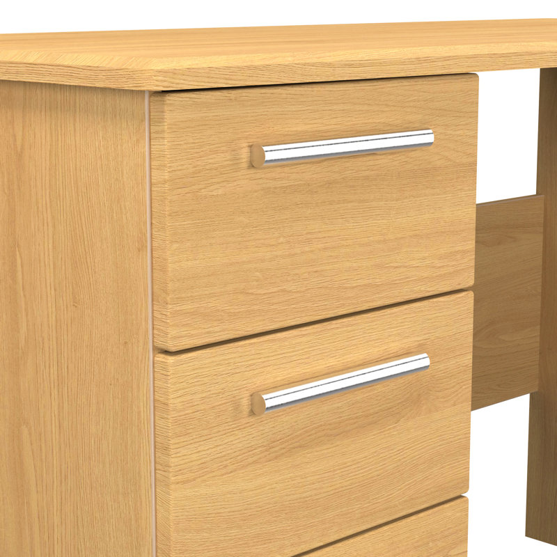 Borgeson Dressing Table, Modern Oak