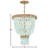 Fredrick Ramond Dune Four-Light Hand-Strung Sea Glass Pendant Fixture-84742396