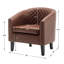 Fauteuil demi-tonneau capitonné 2 pièces Boney-88292652