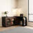 Calvers Expandable Dresser Desk Combo with Drawers for Storage