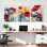 Ensemble de 3 reproductions d'art sur toile